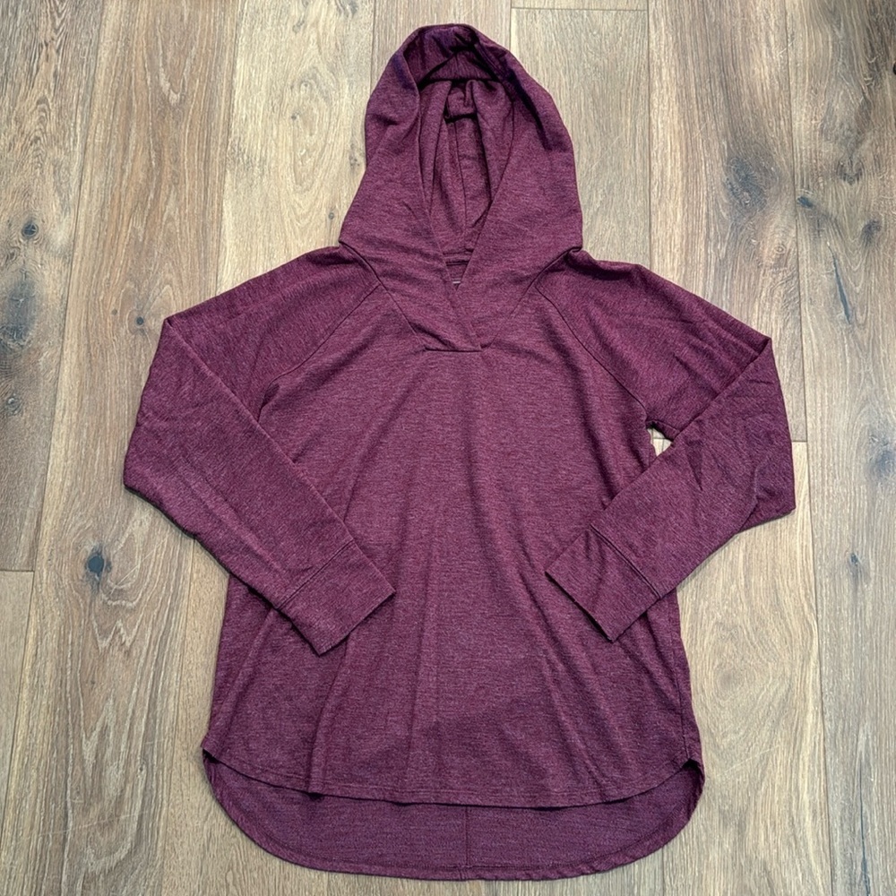 SONOMA Women’s Goods for Life Hooded Shirt Purple Size Medium Long Sleeve